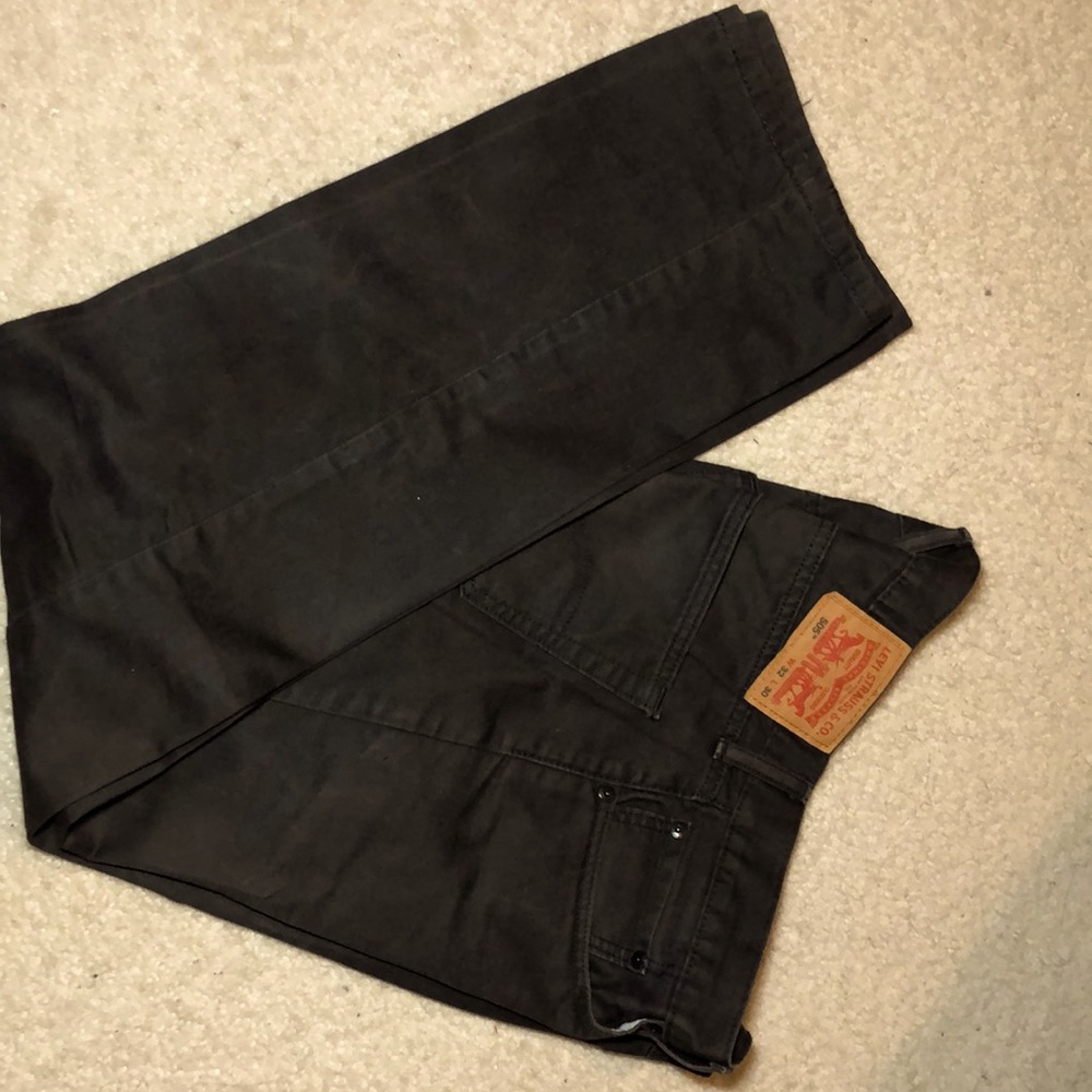 Dark Brown Levi Jeans
